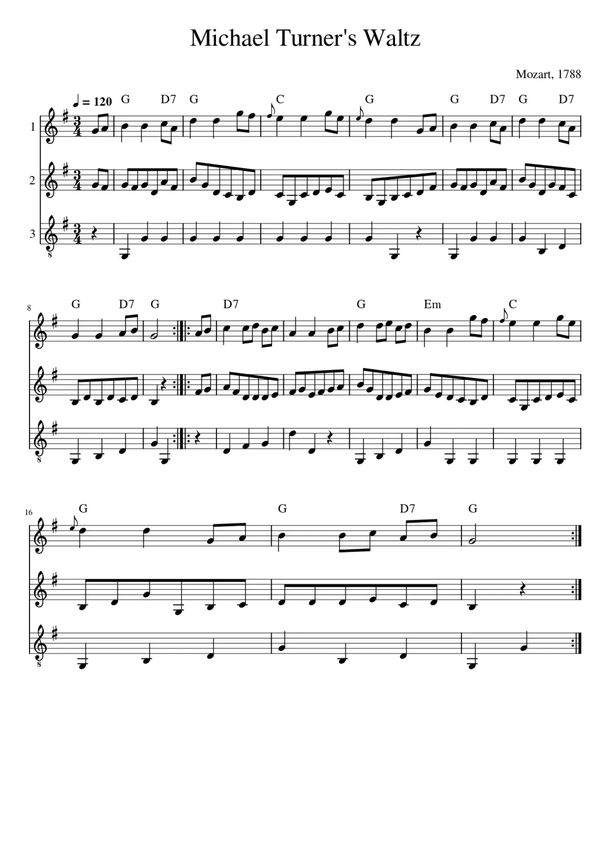 Michael Turner's Waltz - Page 1