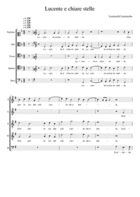 Lucente e chiare stelle