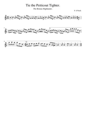 Tie the petticoat tighter