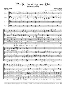 Der Herr ist mein getreuer Hirt