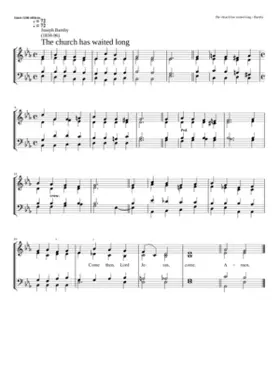 The church has waited long