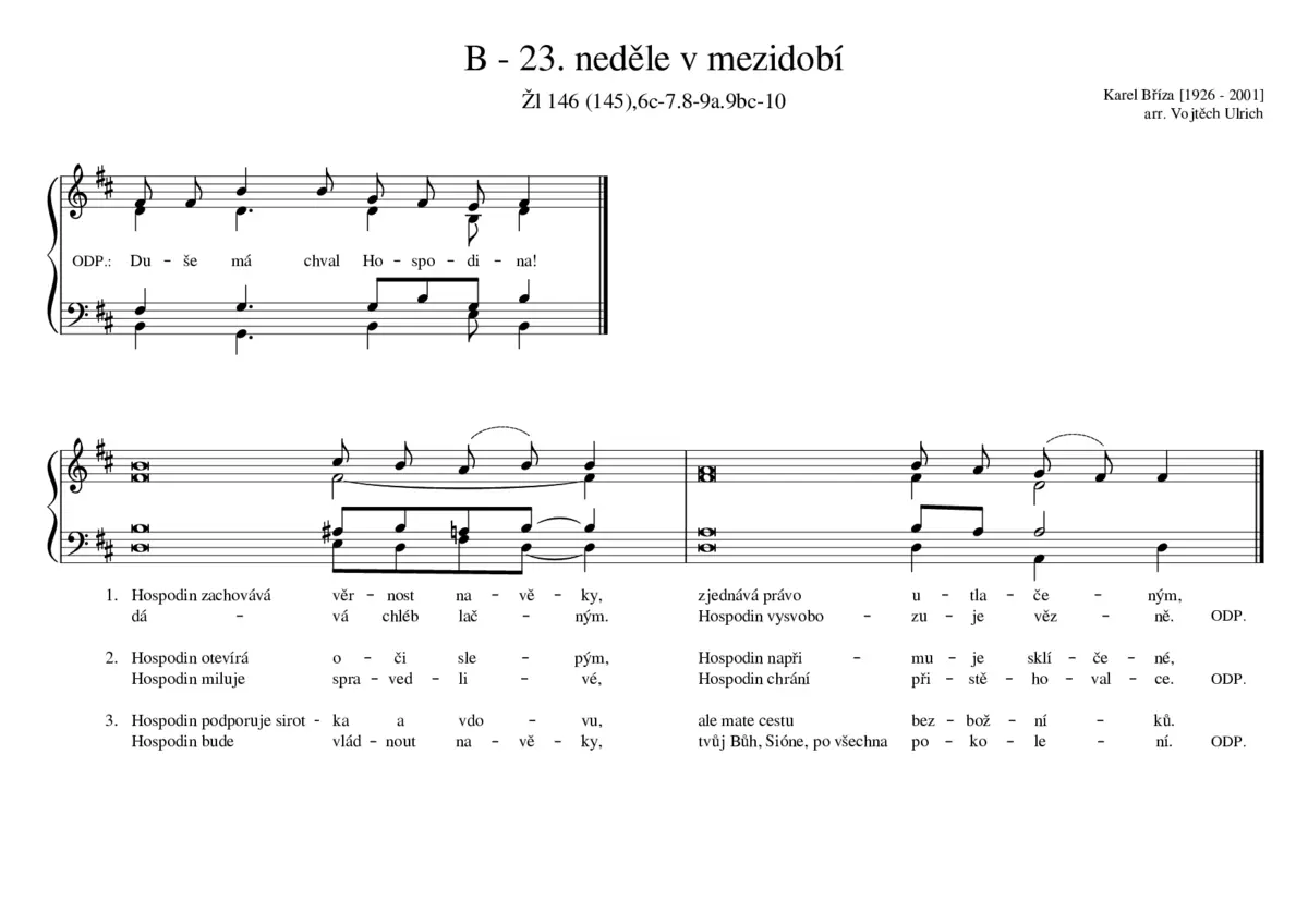 B - 23. neděle v mezidobí - Page 1