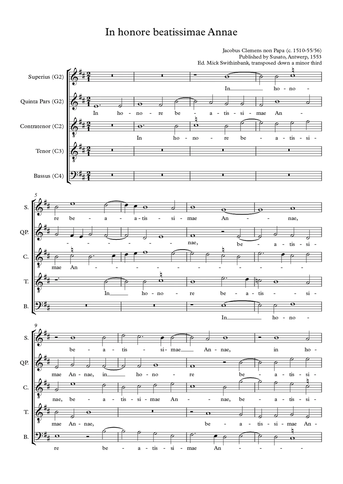 In honore beatissimae Annae - Page 1