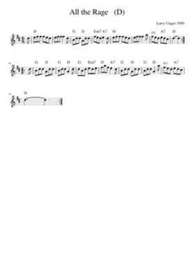 All the Rage (D)