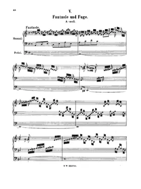 Fantasia and Fugue in A minor