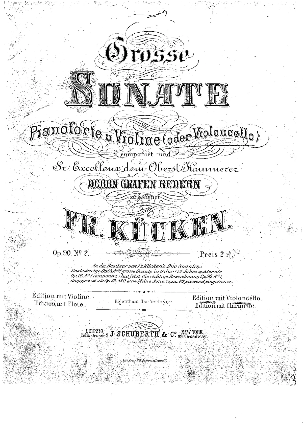 2 Violin Sonatas - Page 1