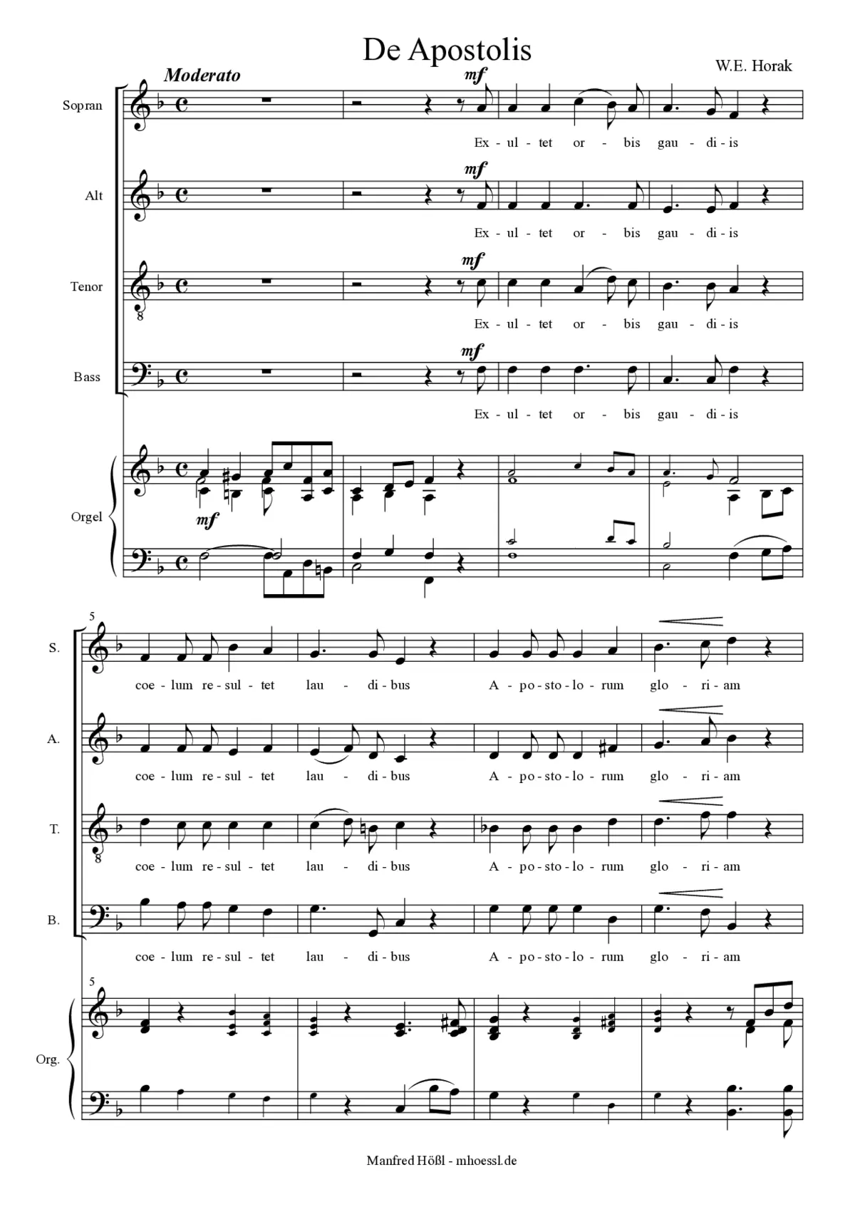 Exultet orbis gaudiis - Page 1