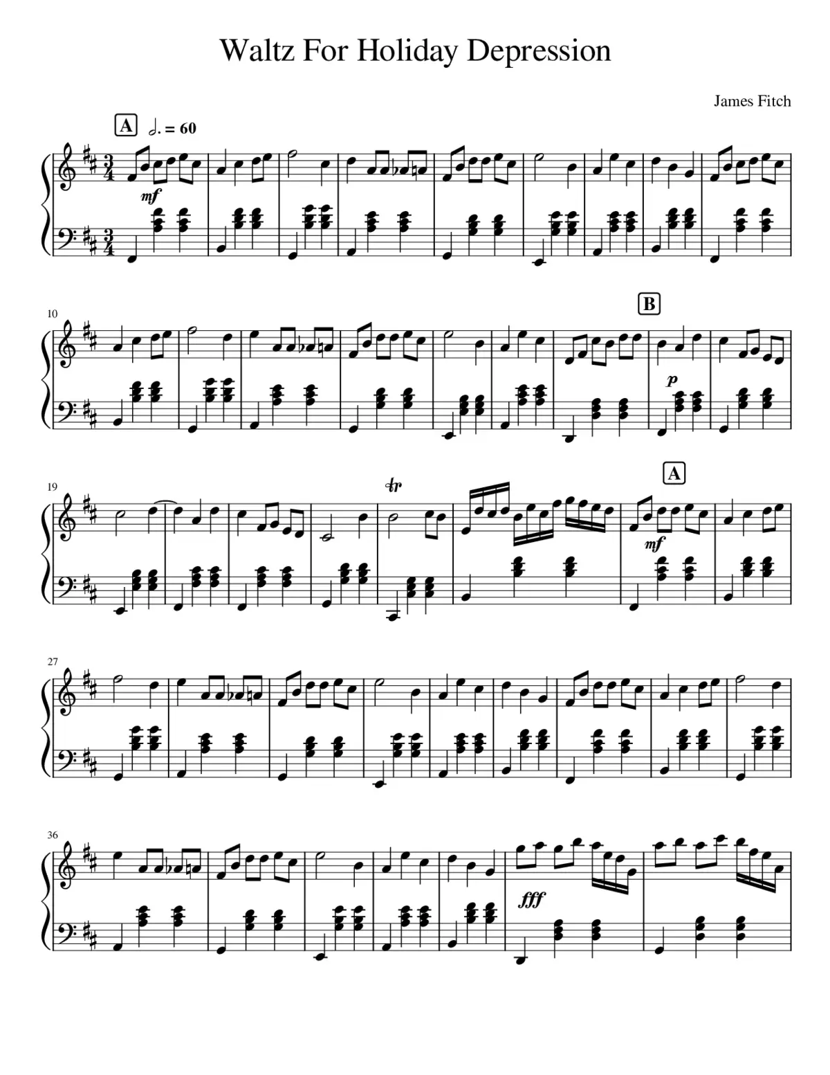 Waltz for holiday depression - Page 1