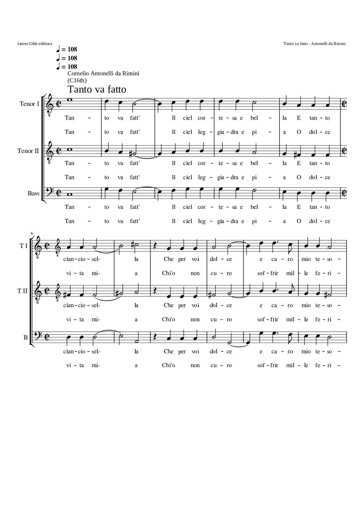 Tanto va fatto - Page 1