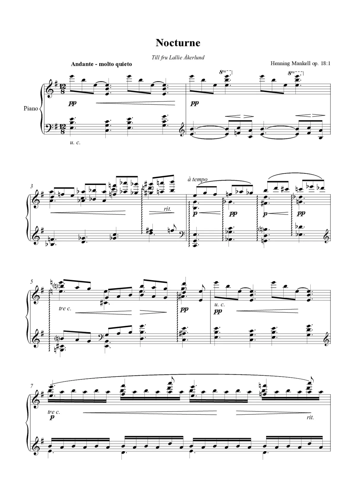 2 Nocturnes - Page 1