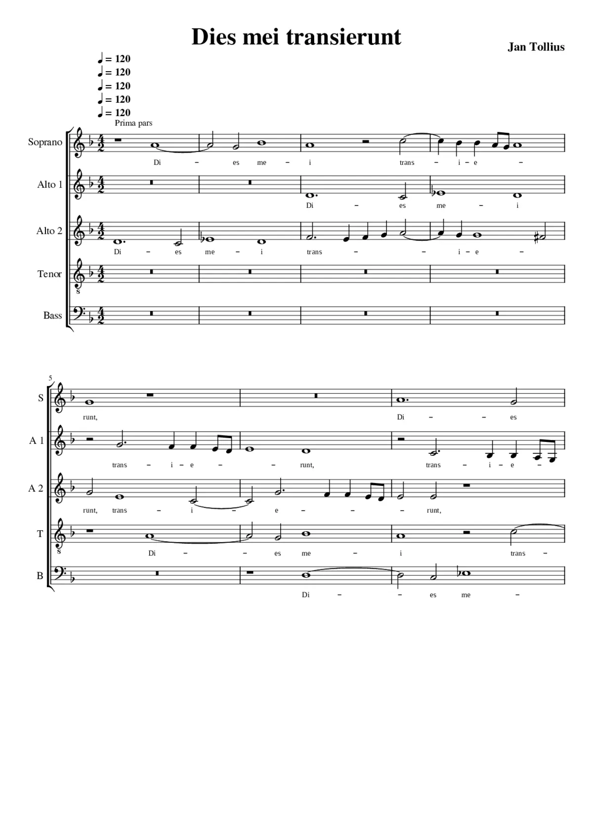Dies mei transierunt - Page 1