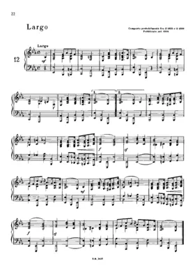 Largo in E-flat major