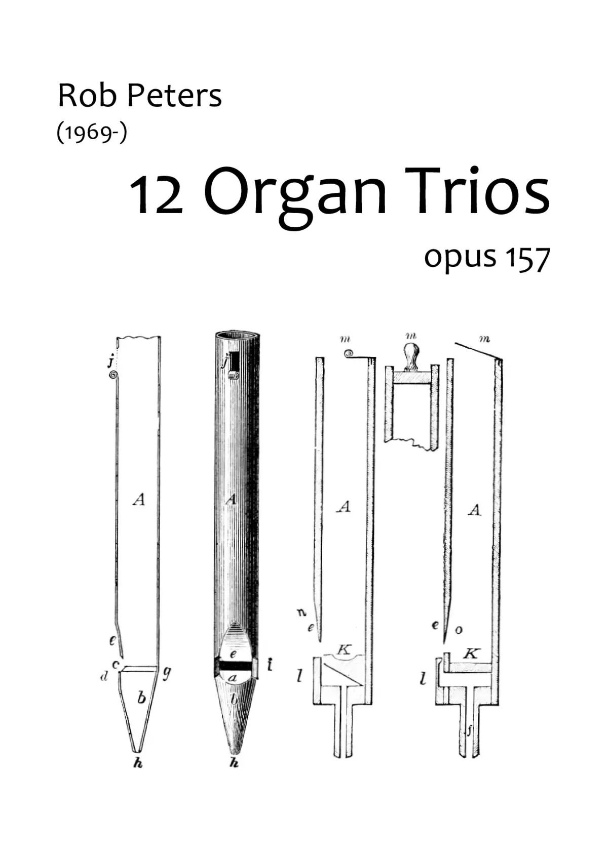 12 Organ Trios, Op.157 - Page 1