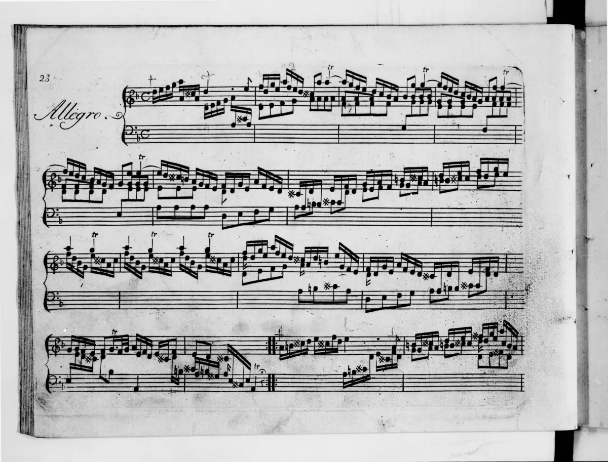 Keyboard Sonata in D minor - Page 1
