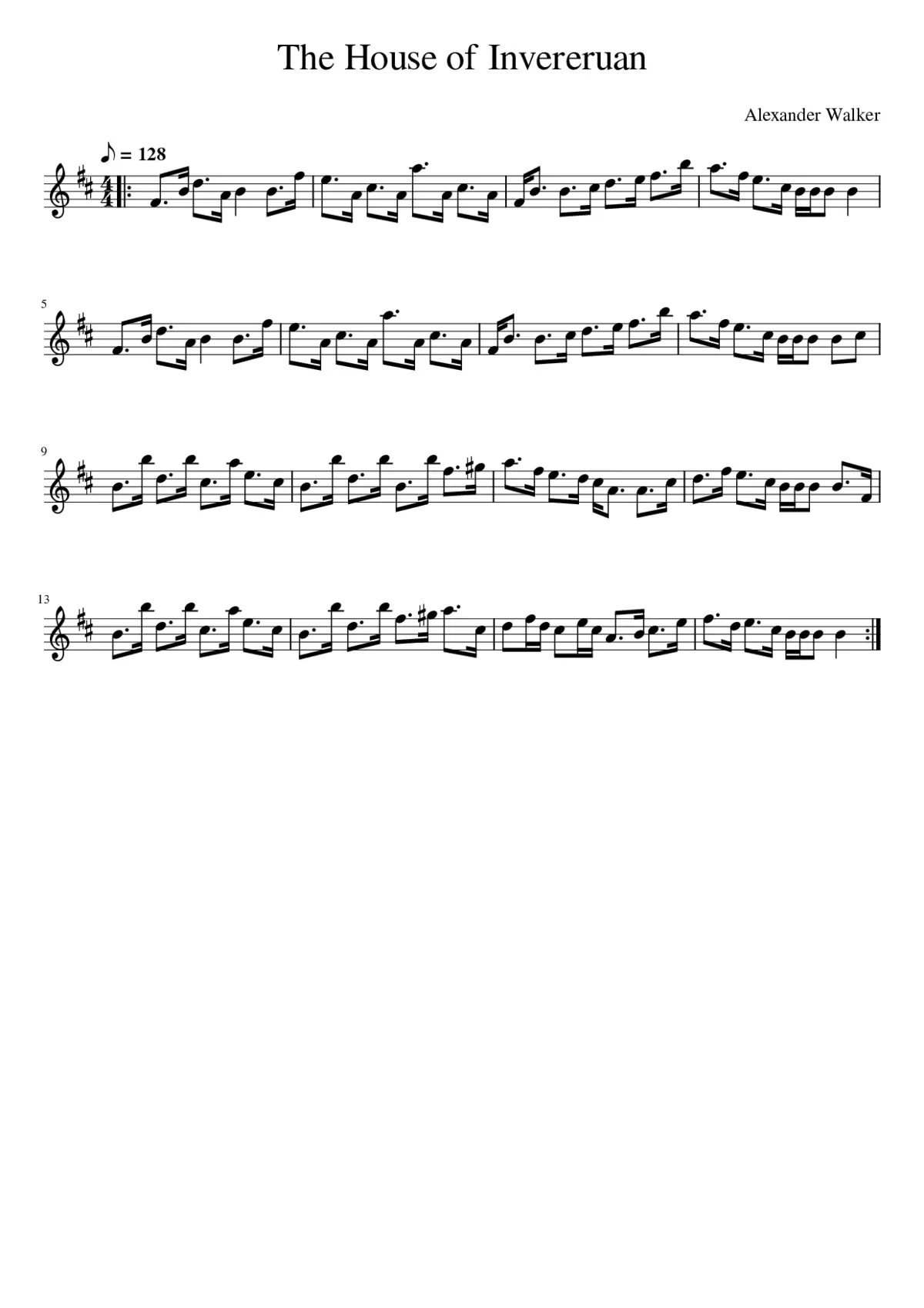 The House of Invereruan - Page 1