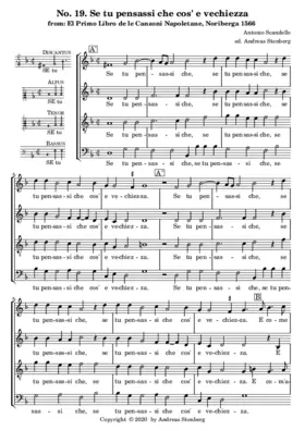 Se tu pensassi che cos' e vechiezza