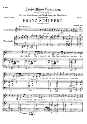 Freiwilliges Versinken