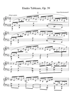 Études-tableaux Op.39