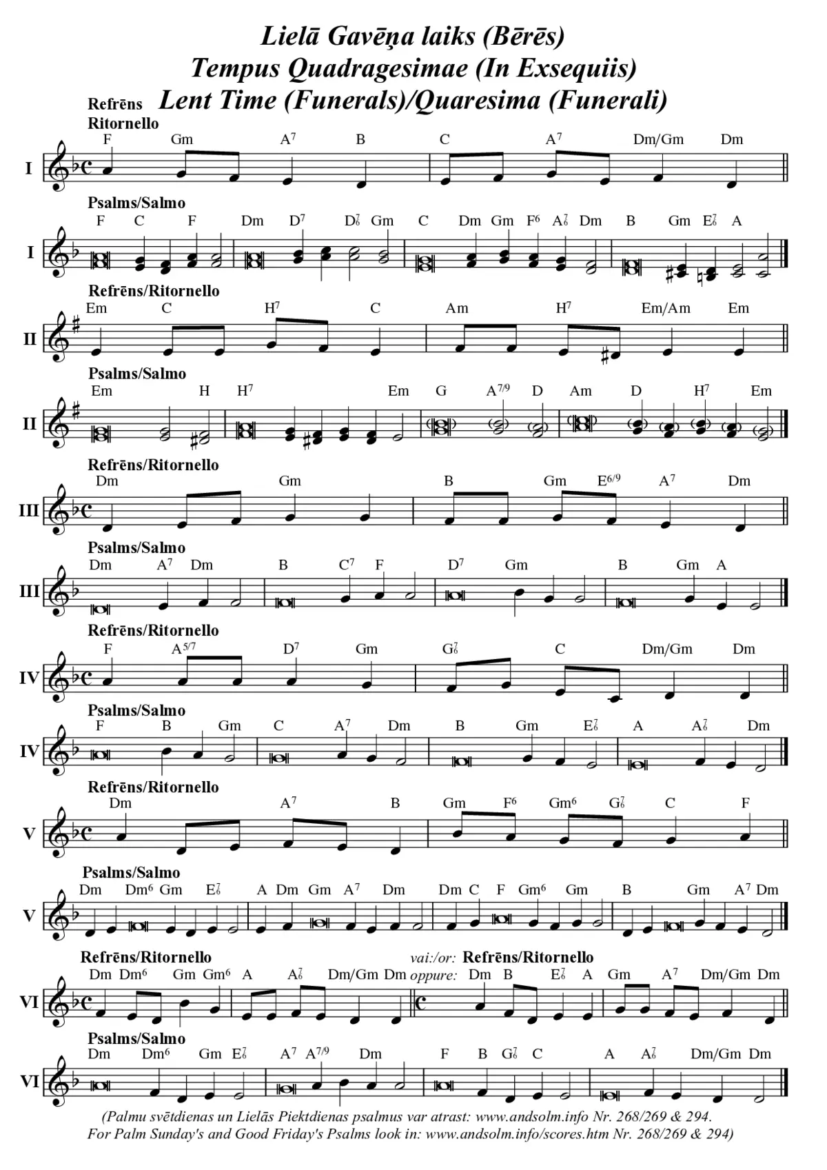 Lent Responsorial Psalms - Page 1