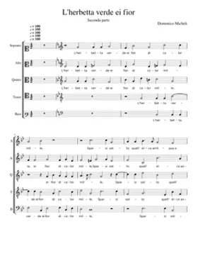 L'herbetta verde ei fior