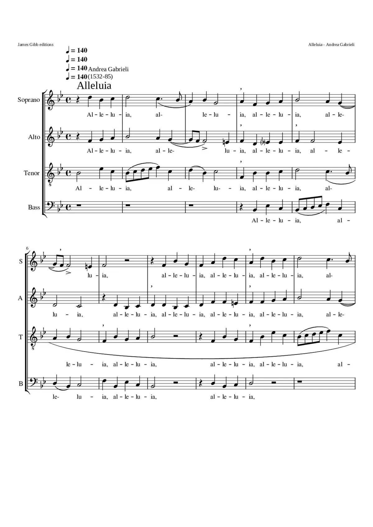 Alleluia al vangelo - Page 1