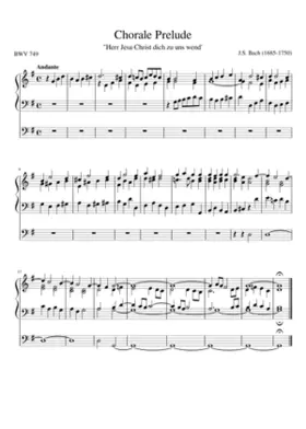 Chorale Prelude on Herr Jesu Christ dich zu nus wend'