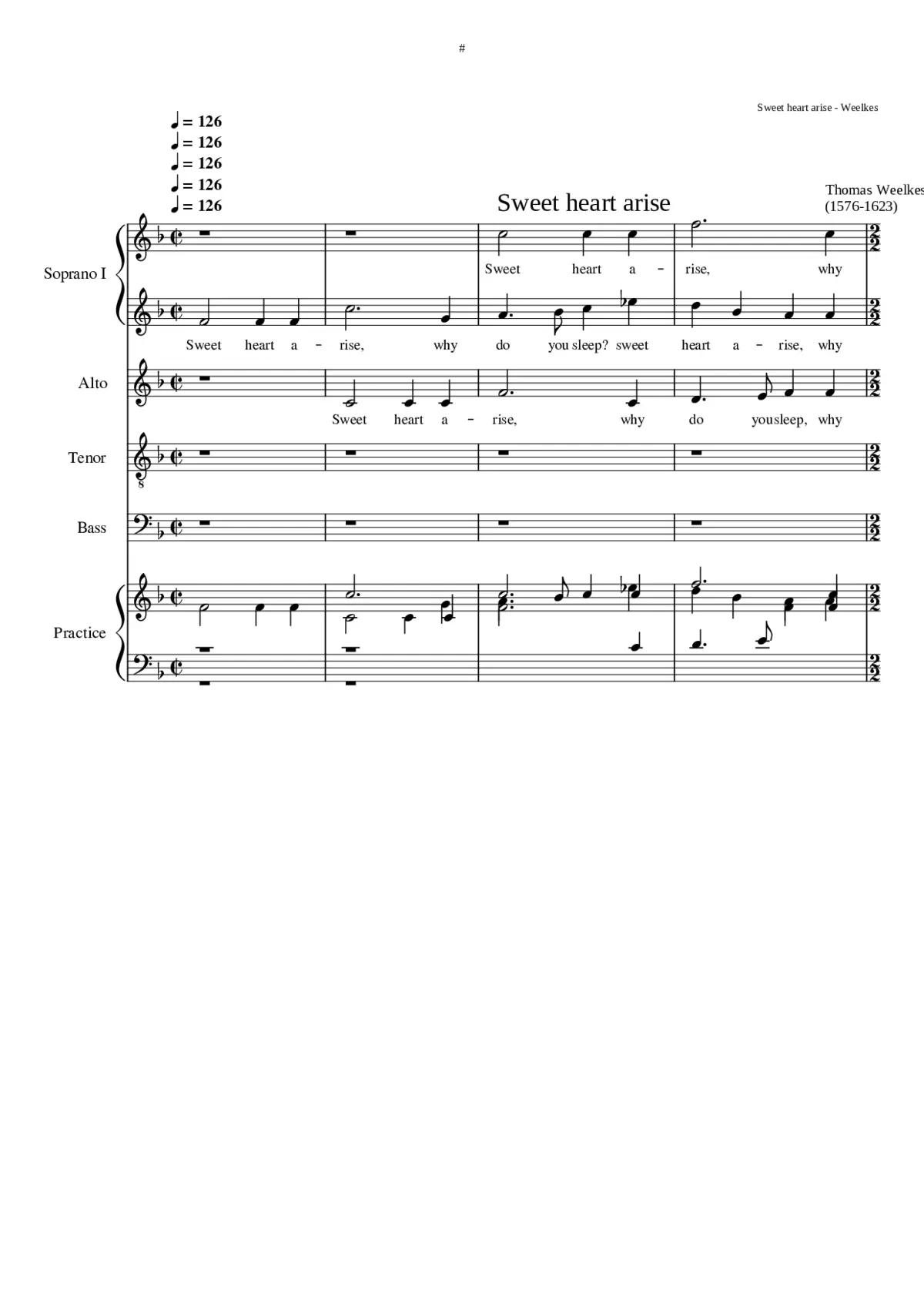 Sweet Heart Arise - Page 1