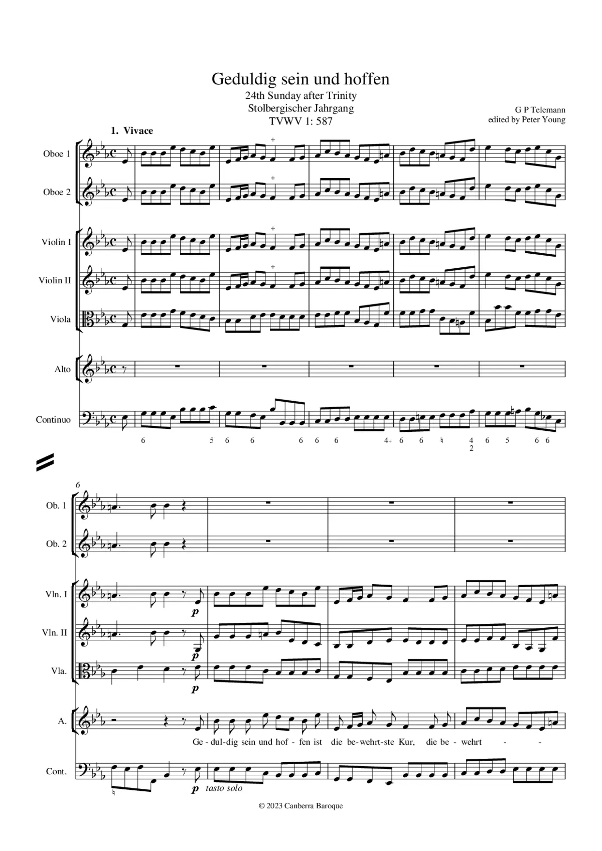 Geduldig sein und hoffen - Page 1