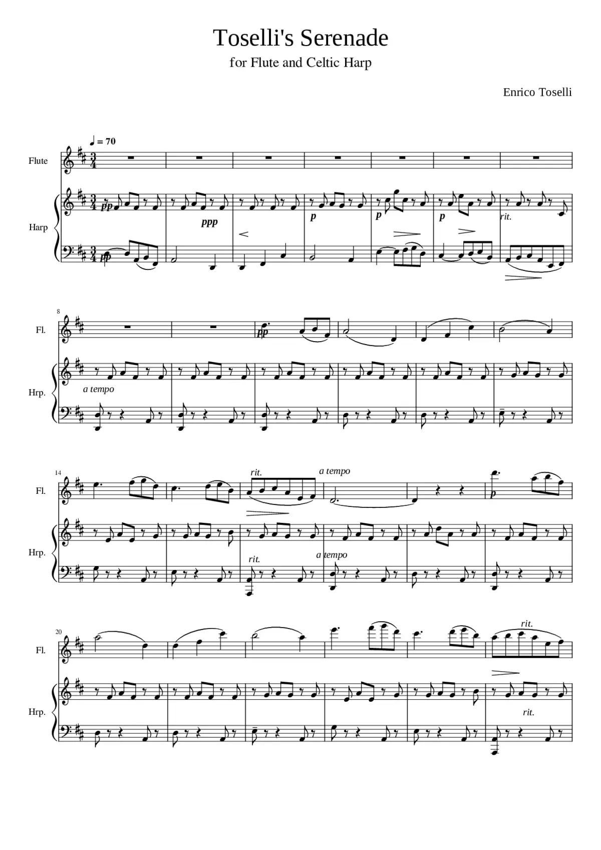 Serenata Op.6 - Page 1
