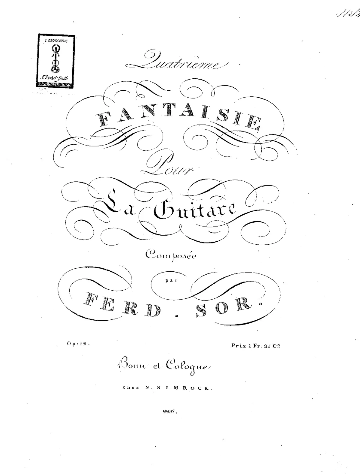 Fantasie No.4 - Page 1