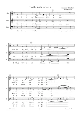 No fie nadie en amor