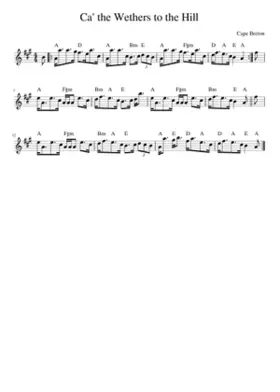 Ca' the Wethers to the Hill