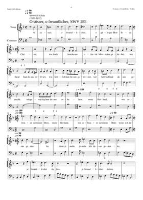 O süsser o freundlicher