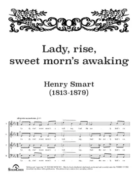 Lady, rise, sweet morn's awaking