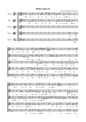 Hodie nata est beata virgo Maria