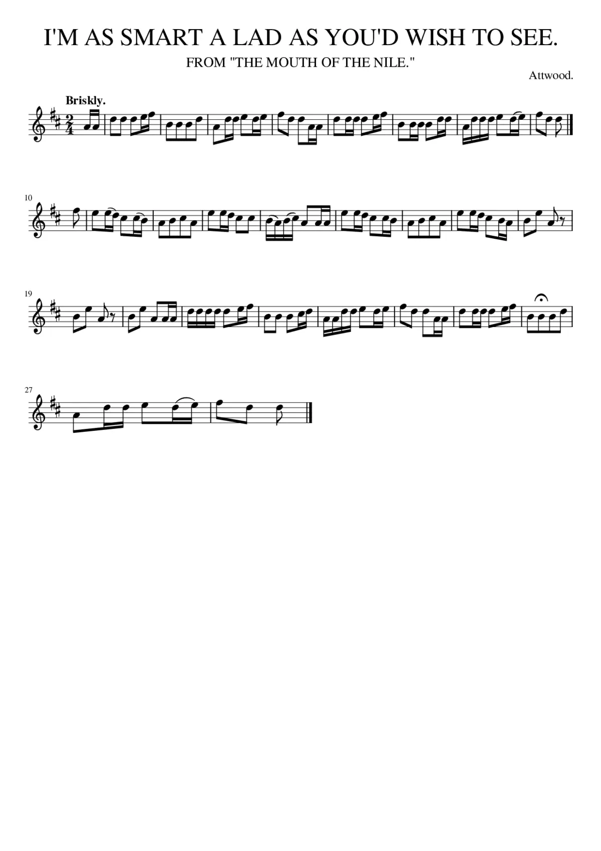 I'M AS SMART A LAD AS YOU'D WISH TO SEE. - Page 1