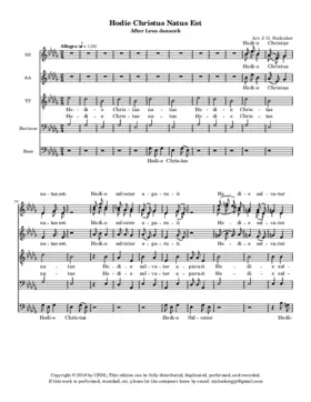 Hodie Christus natus est