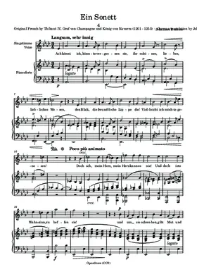 Ein Sonett