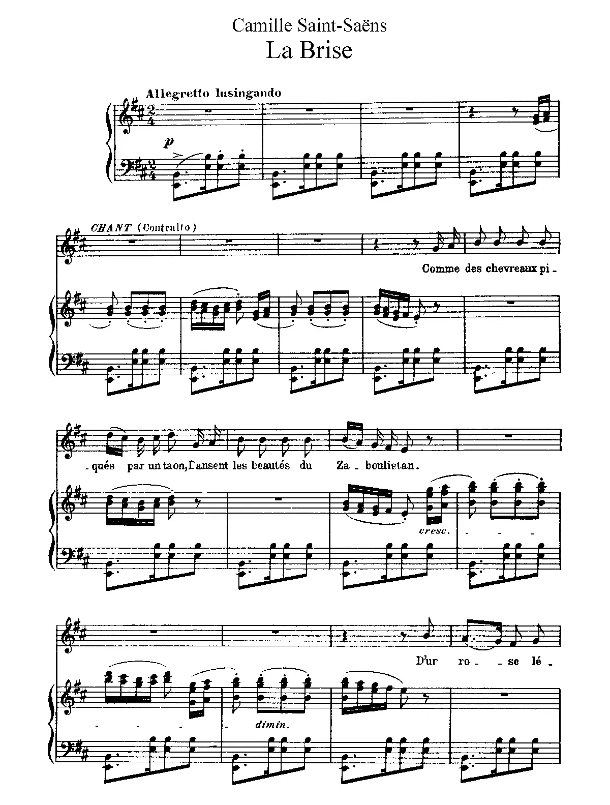 Mélodies persanes - Page 1