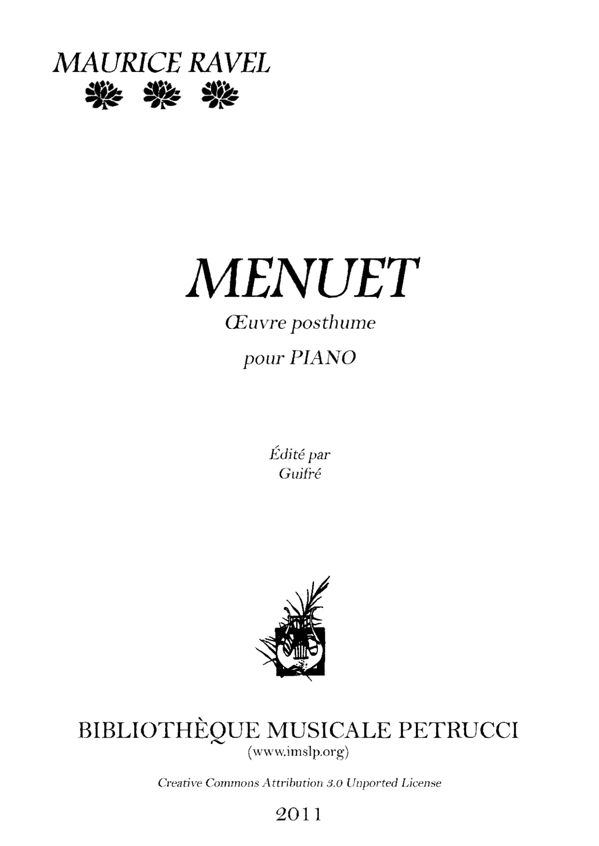 Minuet in C-sharp minor - Page 1