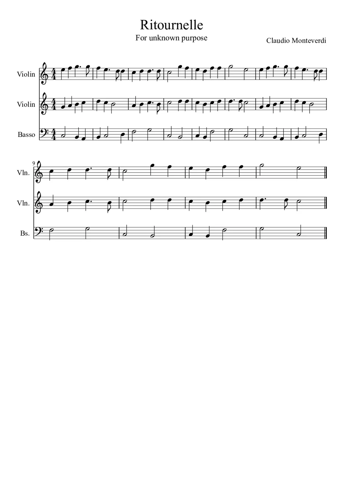 Ritournelle - Page 1
