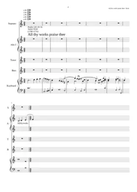 All thy works praise thee