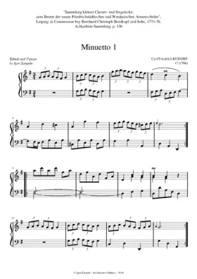 2 Menuets in G major/G minor