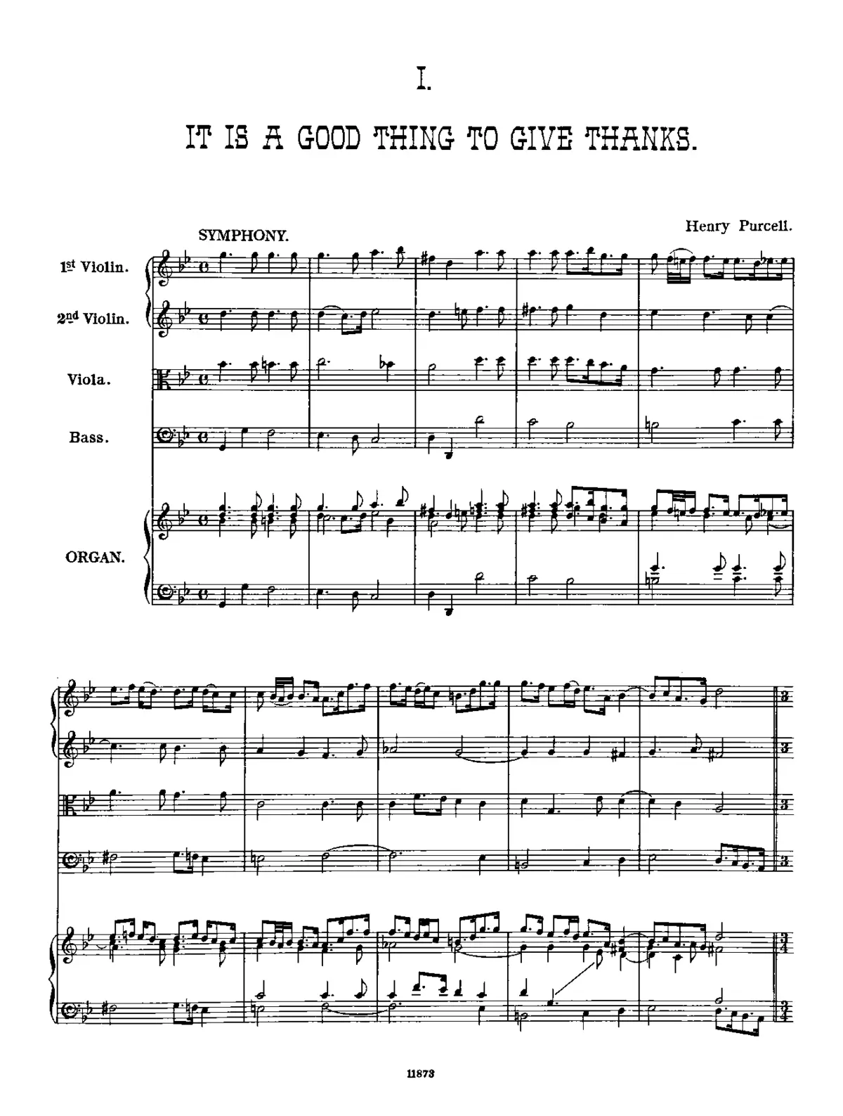 It Is a Good Thing to Give Thanks - Page 1