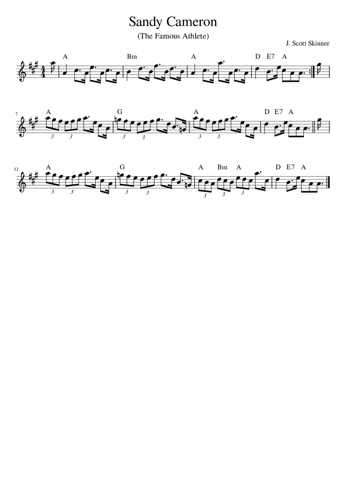 Sandy Cameron - Page 1