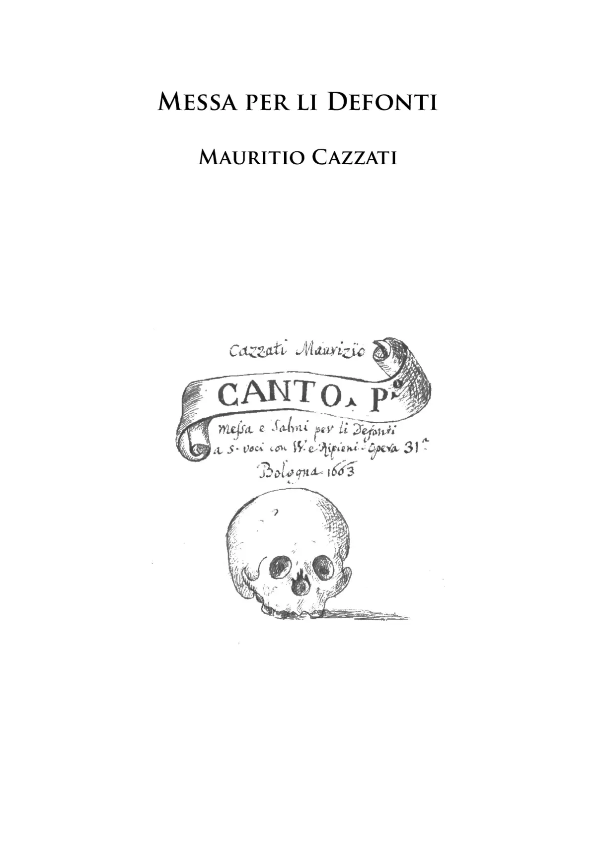 Messa per li defonti - Page 1