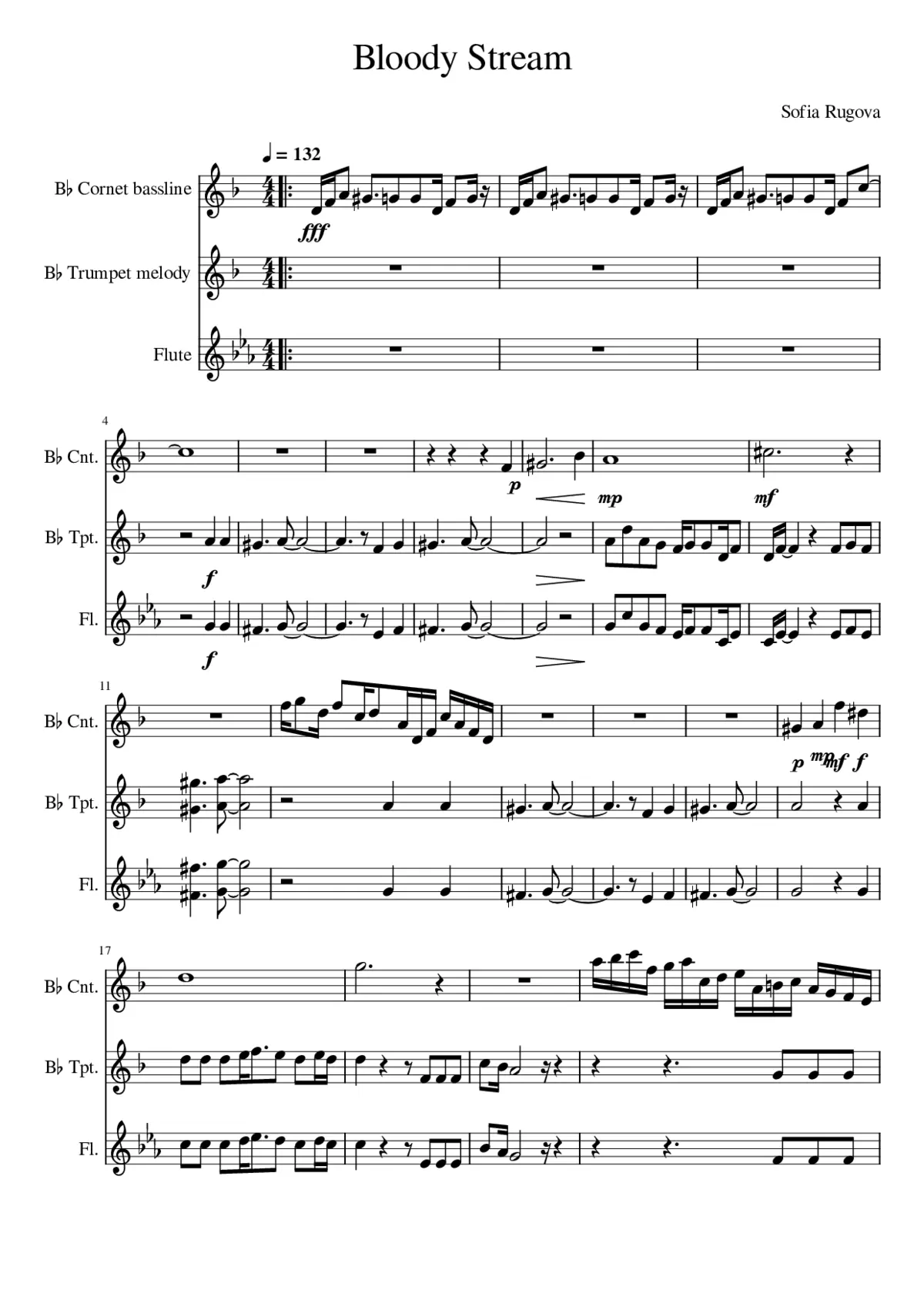 Bloody Stream Trumpet - Page 1