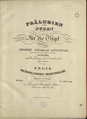 Three Preludes and Fugues