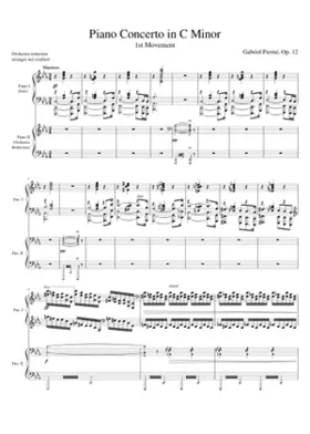Pierné Piano Concerto in C Minor 1st Mvmt (Arr. for 2 pianos)