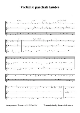 Victimæ paschali laudes (tr93) II